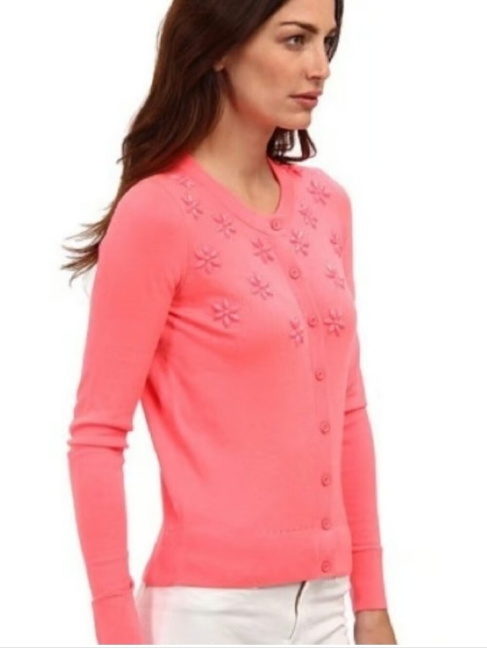 Kate Spade silk blend cardigan Sz M